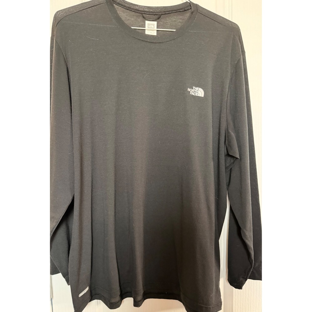 The North Face Mens Black Long Sleeve VaporWick Performance Shirt Large - Picture 2 of 6